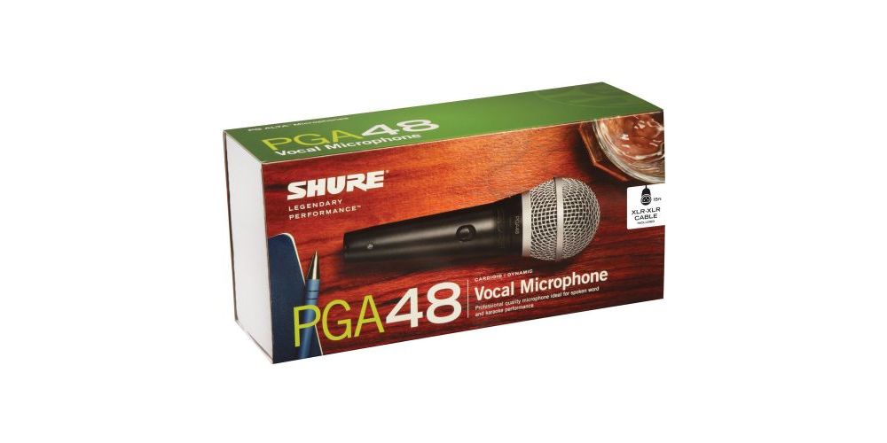 SHURE PGA48 XLR Micrófono Cardioide Dinámico para Voces-gallery-0