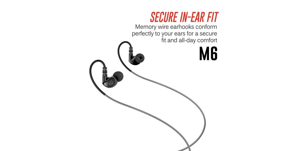 Mee Audio M6 G2 Sport Black Auriculares In Ear Sport-gallery-0