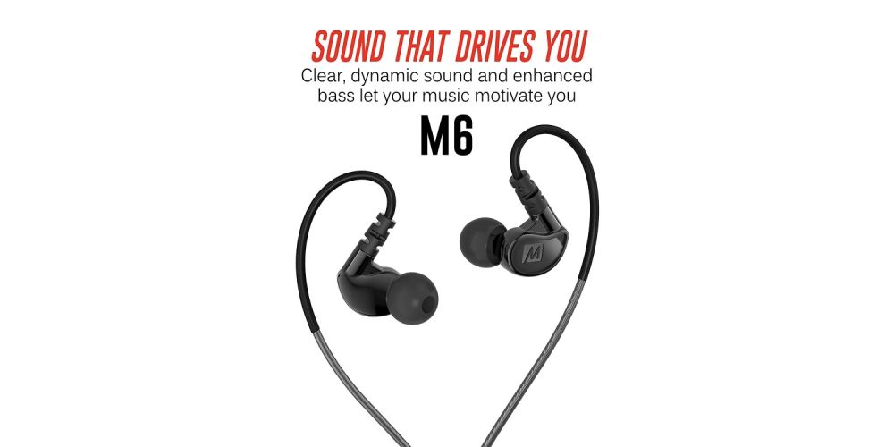 Mee Audio M6 G2 Sport Black Auriculares In Ear Sport-gallery-2