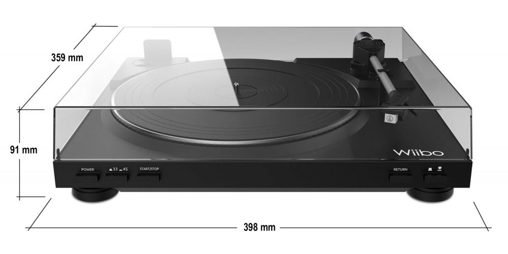 Wiibo Lyra 100 USB Plato Giradiscos con Previo Phono y Cápsula Audio Technica Premium-gallery-9