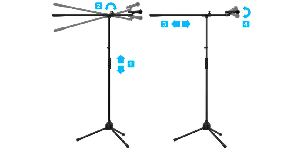 Audibax Kit Micrófono + Soporte + Pinza + Cable 6m + Bolsa-gallery-3