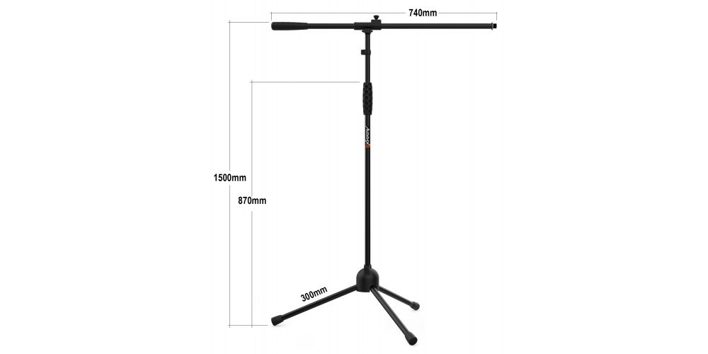 Audibax Kit Micrófono + Soporte + Pinza + Cable 6m + Bolsa-gallery-4