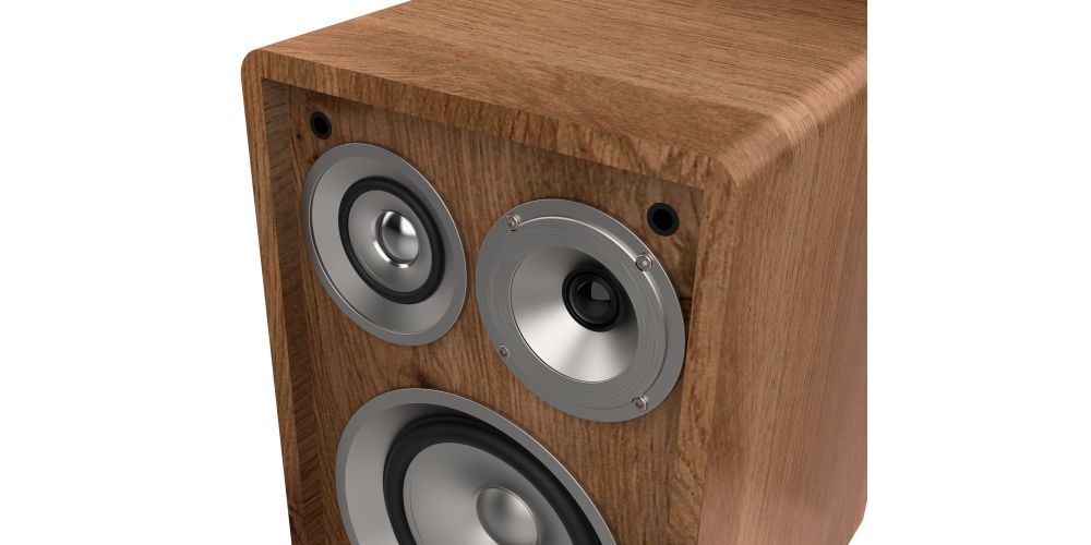 Wiibo Vintage 6 Nogal Altavoces Estantería 3 Vías 100W Pareja -gallery-1