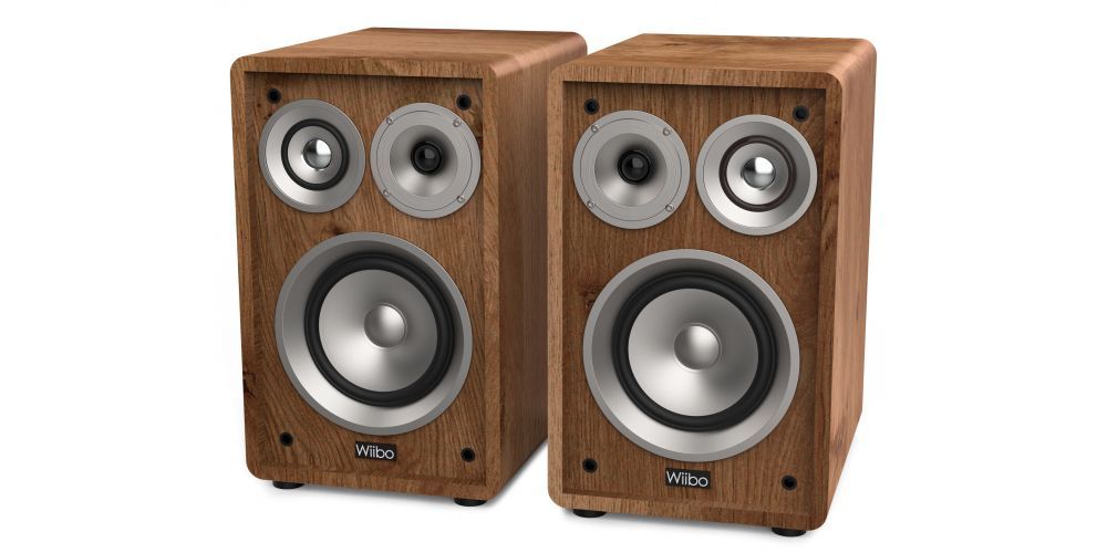 Wiibo Vintage 6 Nogal Altavoces Estantería 3 Vías 100W Pareja -gallery-5