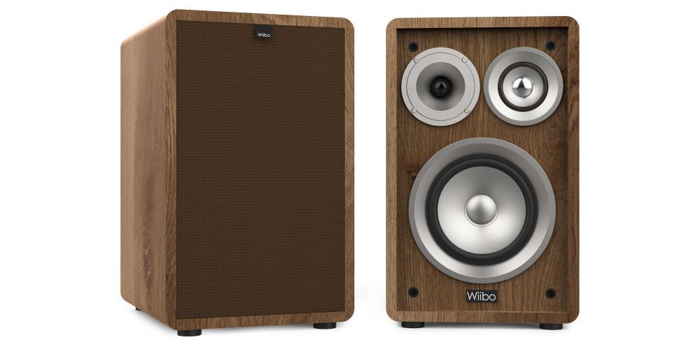 Wiibo Vintage 6 Nogal Altavoces Estantería 3 Vías 100W Pareja -gallery-6