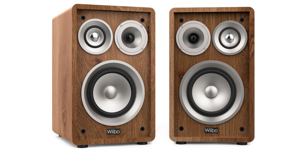 Wiibo Vintage 6 Nogal Altavoces Estantería 3 Vías 100W Pareja -gallery-7