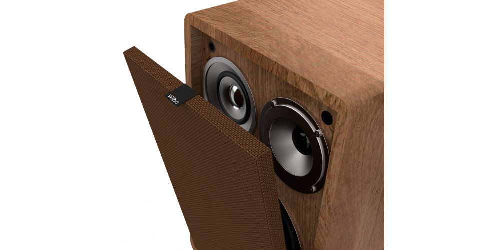Wiibo Vintage 6 Nogal Altavoces Estantería 3 Vías 100W Pareja -gallery-3