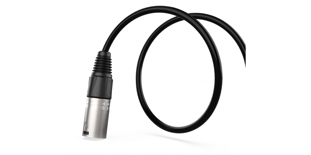Audibax Silver Cable XLR Macho a XLR Hembra 6 Metros Negro-gallery-2