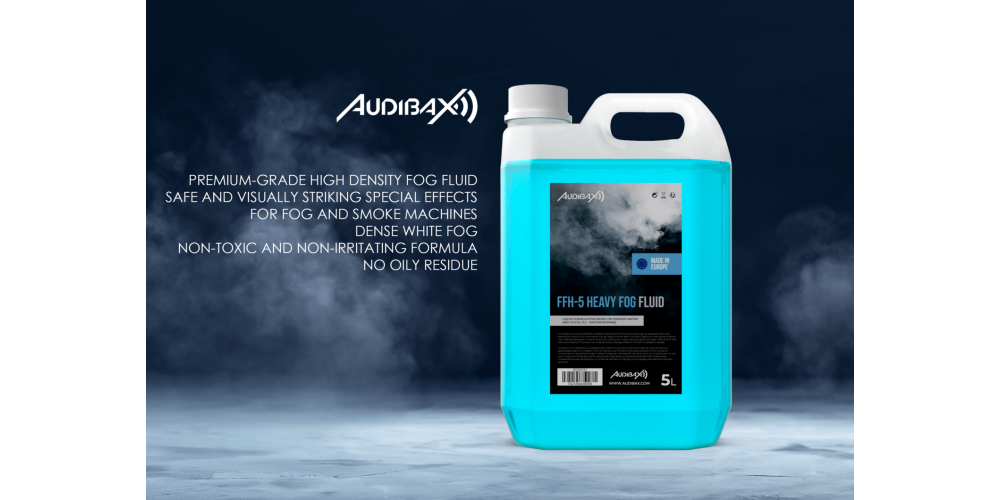 Audibax FFH-5 Fog Fluid Liquido De Humo Alta Densidad 5L-gallery-3
