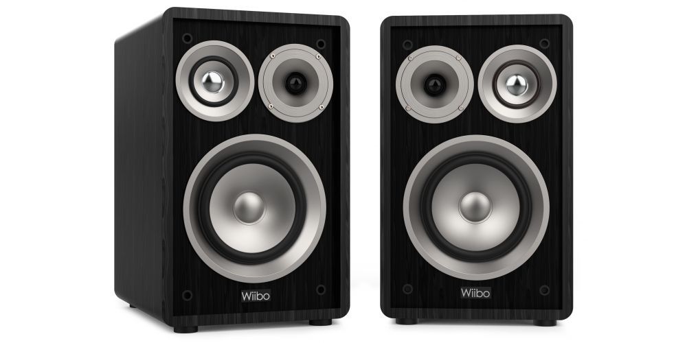 Wiibo Vintage 6 Black Altavoces Estantería 3 Vías 100W Pareja -gallery-4