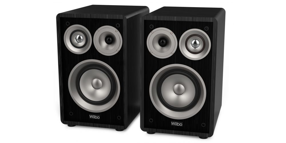 Wiibo Vintage 6 Black Altavoces Estantería 3 Vías 100W Pareja -gallery-0