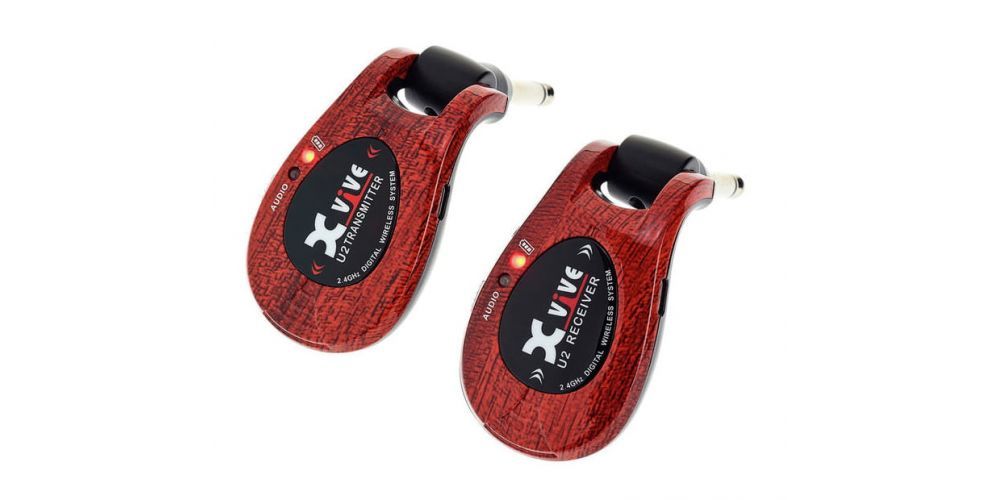 XVIVE U2 Sistema inalámbrico de guitarra. Madera