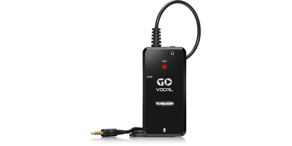 TC helicon GO VOCAL. Preamplificador de micrófono