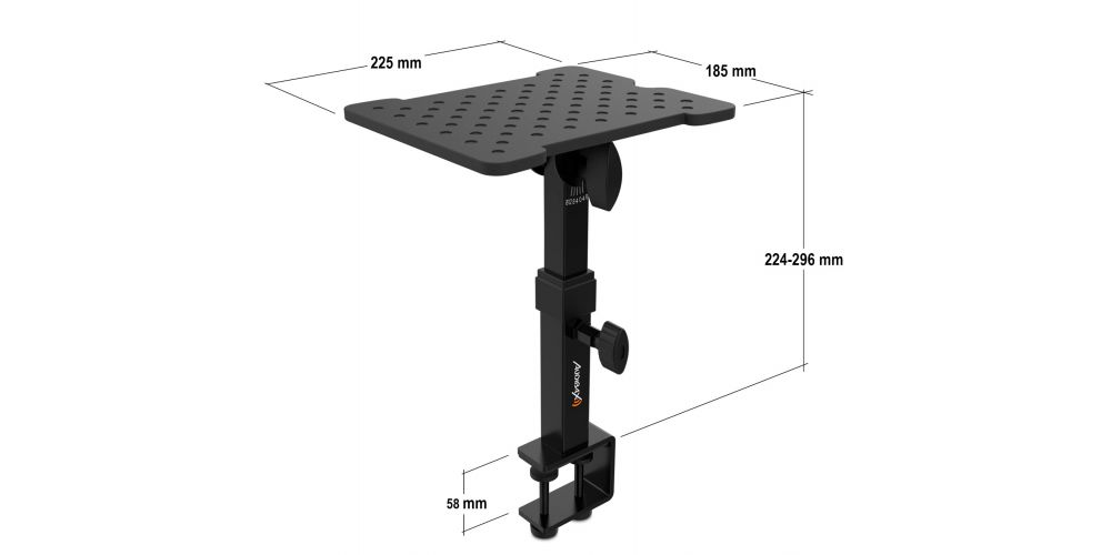 Audibax NEO STM-15 Soportes Monitores / Altavoces Estudio para Mesa Regulables (Pareja)-gallery-7
