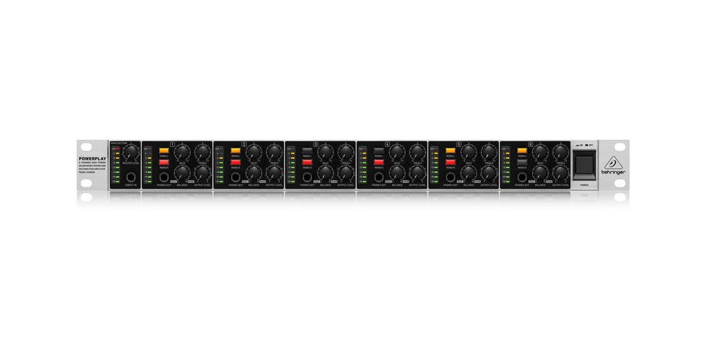Behringer HA6000 Amplificador auriculares Powerplay 6 canales