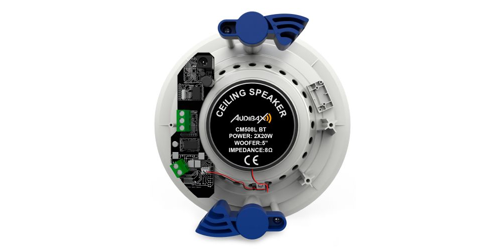Audibax CM508L-BT Altavoces Techo Blancos Bluetooth empotrables Techo 2 Vías 2 x 20W 5,25\-gallery-3