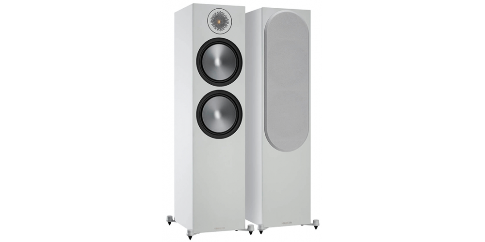 Monitor Audio Bronze 500 White Pareja Altavoces de Suelo