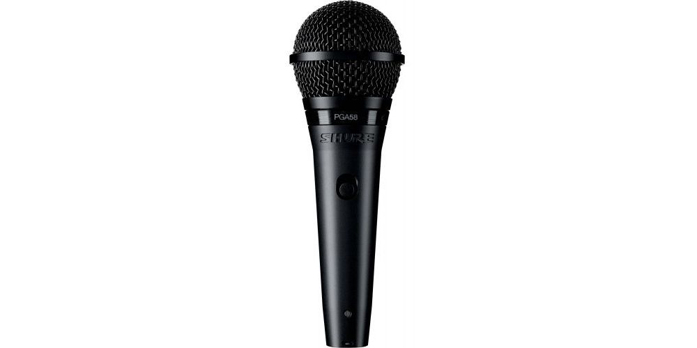 SHURE PGA58 XLR Micrófono cardioide dinámico para voces