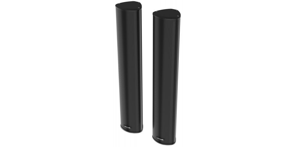 Audibax Tucson 60 Altavoces Pasivos Columnas para Exterior Negro Exterior Línea de 100V - Pareja