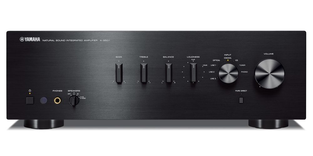 YAMAHA AS501 BK Amplificador Stereo HiFi  AS501