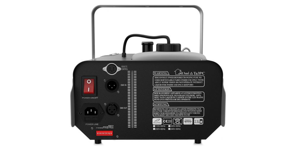 Audibax Smoke 1500 DMX Maquina Humo 1500w Discoteca Profesional + Mando Inalambrico-gallery-4