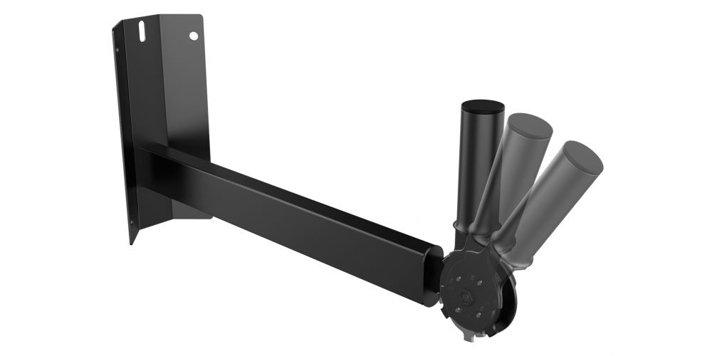 Audibax Neo 50 Corner Soporte Inclinable Altavoz Pro para Esquinas. Carga 35Kg, Vaso 35mm