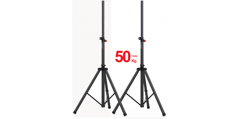 Audibax NEO 131P2 Plus. 2 Soportes Trípode para Altavoz Profesional,carga hasta 50Kg