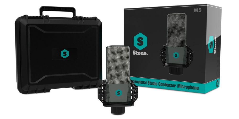 Stone M5 Silver Microfono De Condensador Grabación/Voces/Podcasting/Doblajes-gallery-0