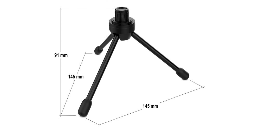 Audibax SM-48 Soporte para Micrófono de Mesa-gallery-5