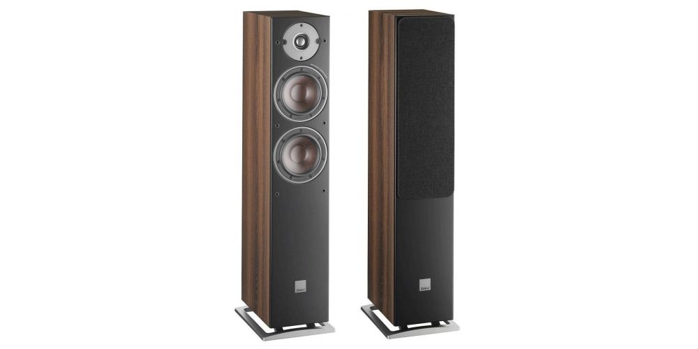 Dali Oberon 5 Walnut Altavoces Suelo HiFi. Pareja Nogal