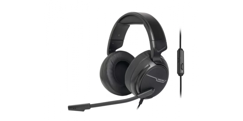 Fonestar WIN Auriculares Cerrados PC con Micrófono para Teletrabajo o Gaming