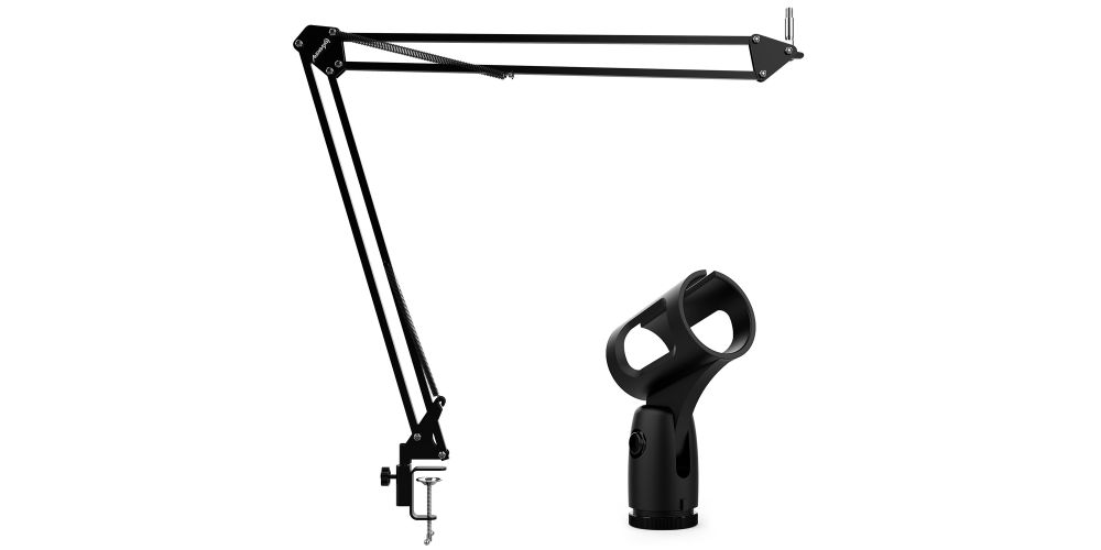 Audibax MTS-10 Soporte Sobremesa Micrófono Estudio de Brazo Articulado Ajustable-gallery-0