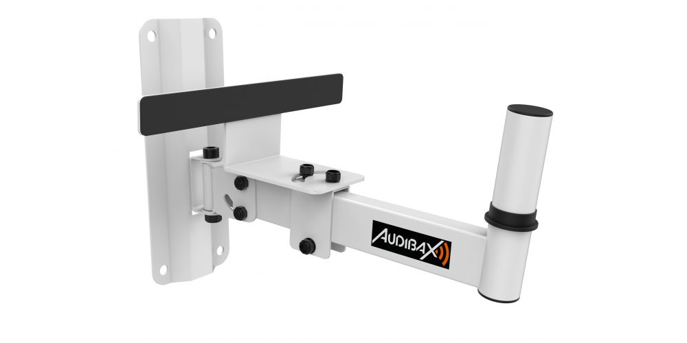 Audibax Neo 20 White Soporte de Pared para Altavoz Profesional Vaso 35mm