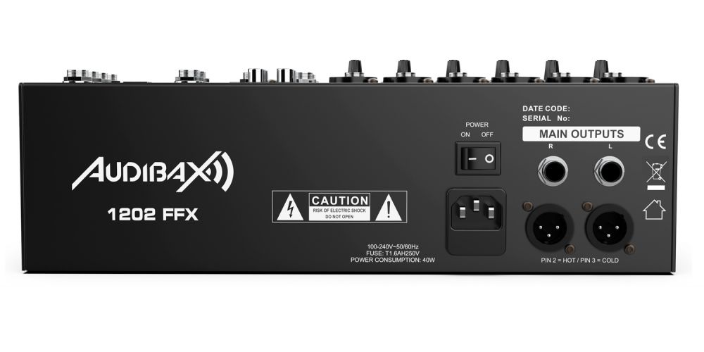 Audibax 1202 FFX Mesa Mezclas 12 canales y USB-gallery-5