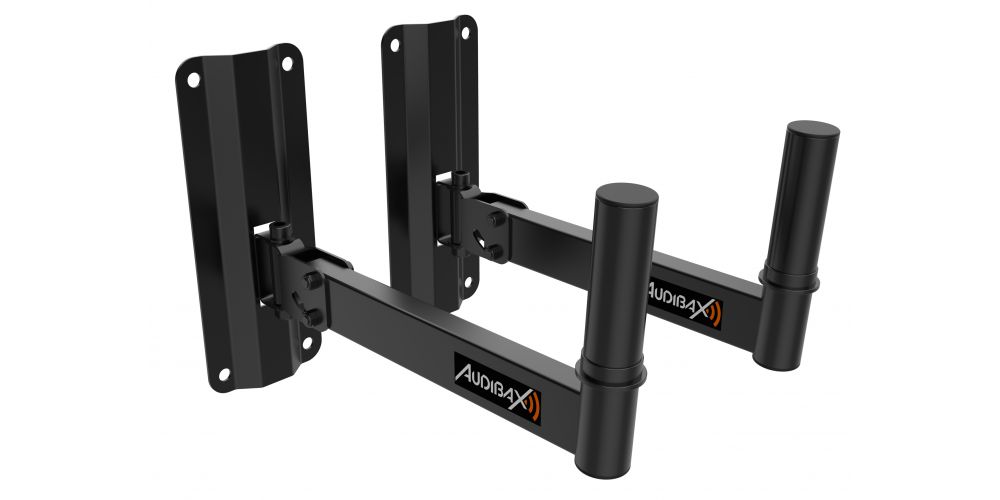 Audibax Neo 40 Soporte de Pared para Altavoz Profesional. Vaso 35mm (Pareja)