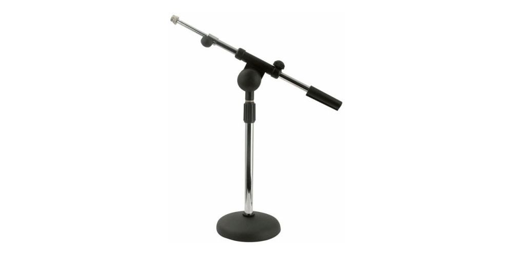 Showgear Soporte de microfono de sobremesa con brazo telescopico D8204C