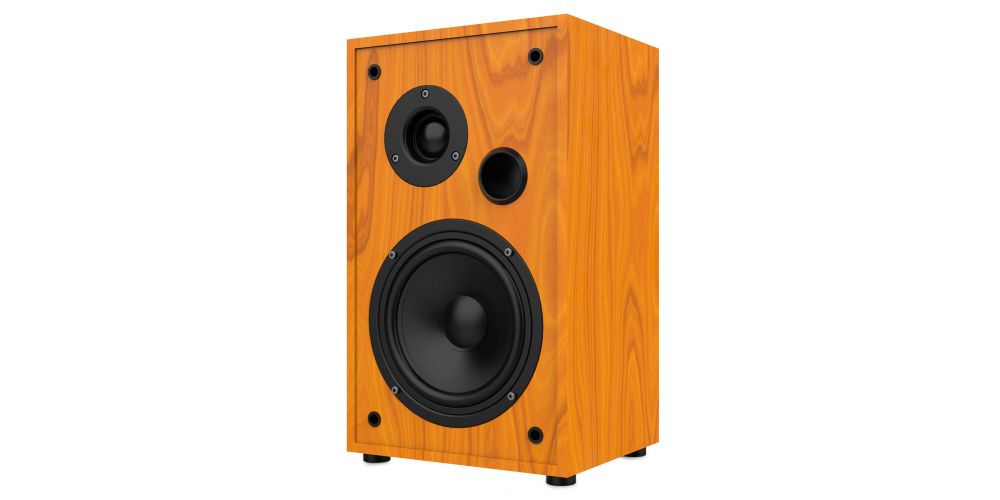 Wiibo String 15 Nogal Altavoces HiFi Estanteria 100w Pareja-gallery-2