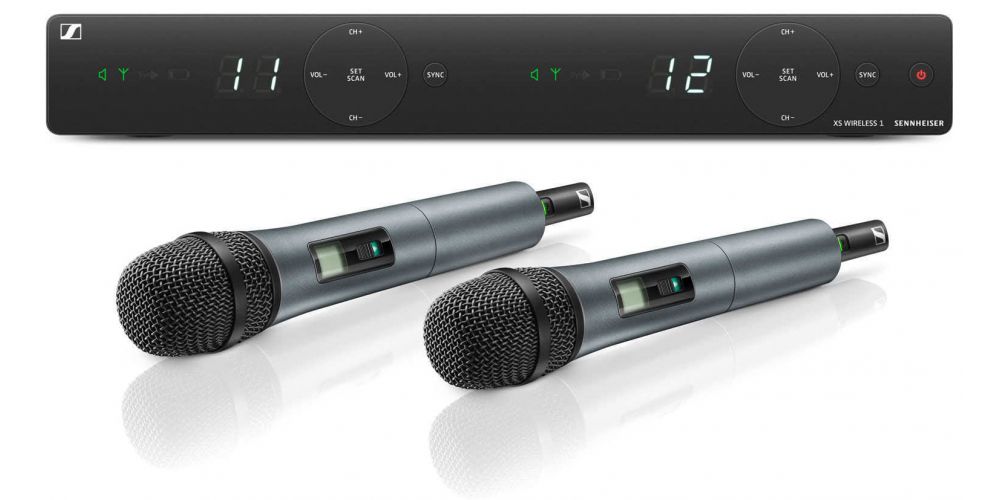 Sennheiser XSW 1-825 DUAL (RANGO A) Sistema Micrófono Inalámbrico Doble UHF