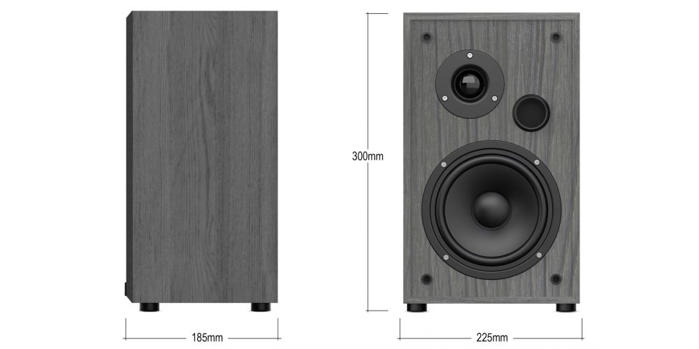 Wiibo String 10 Altavoces HiFi Estantería 100w Bass Reflex. Pareja-gallery-5