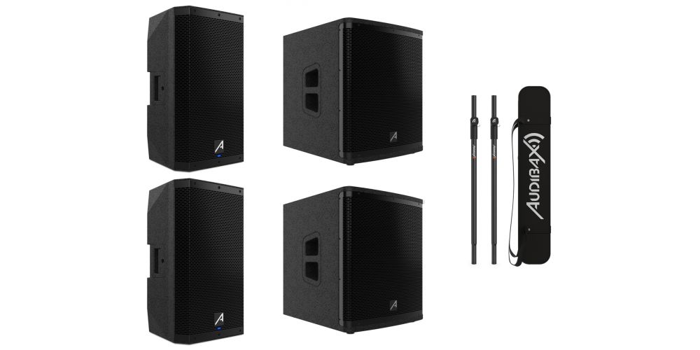 Kit 2 Audibax DSP12 Altavoz 12\