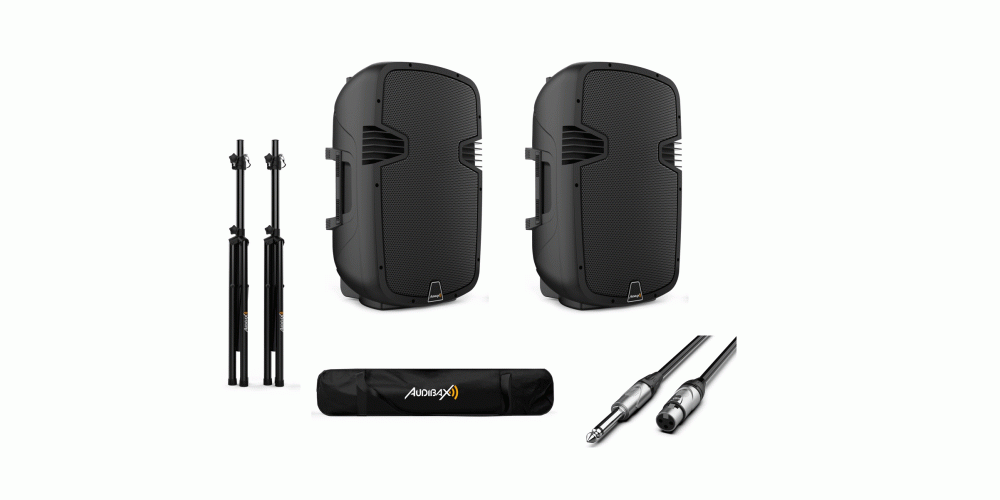 2 x Audibax Arkansas 15 Altavoces PRO 15\