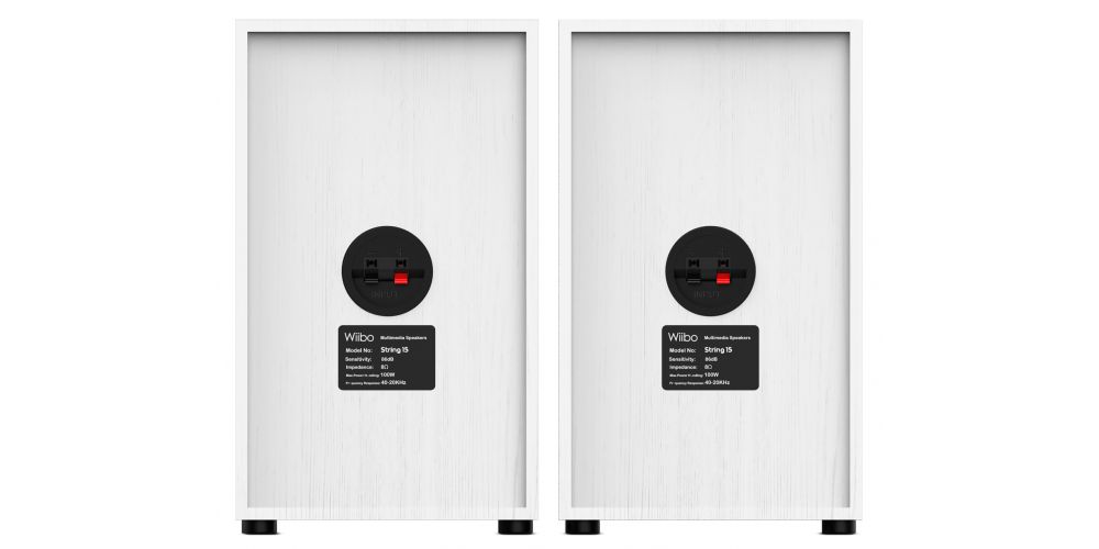 Wiibo String 15 White Altavoces HiFi Estanteria 100w Pareja-gallery-4