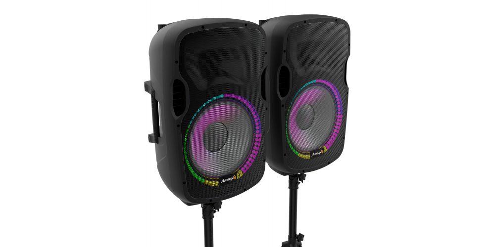Audibax Party 215 Led Set 2 Altavoces 15\-gallery-2