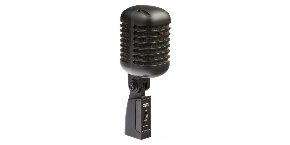 Proel Eikon DM55V2BK Micrófono Vocal Dinámico Profesional vintage Negro Satinado