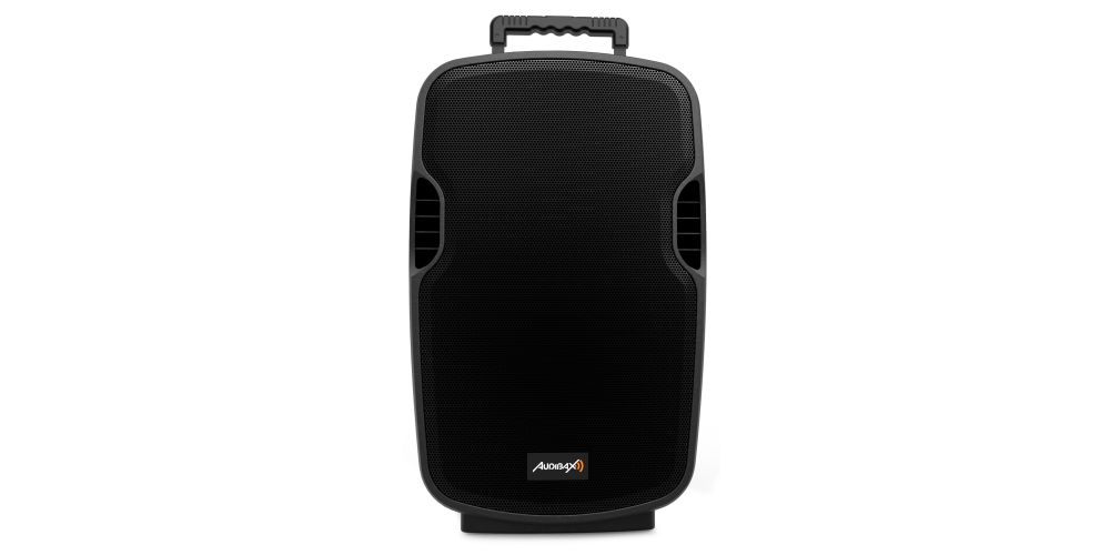 Audibax Denver 15 Altavoz Activo PA 15  con Bateria , Ruedas + 2 Micros Inalambricos Mano-gallery-0