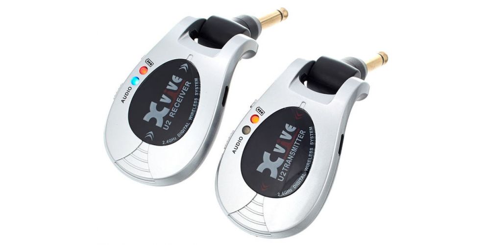 XVIVE U2 Sistema inalámbrico de guitarra. Plateado