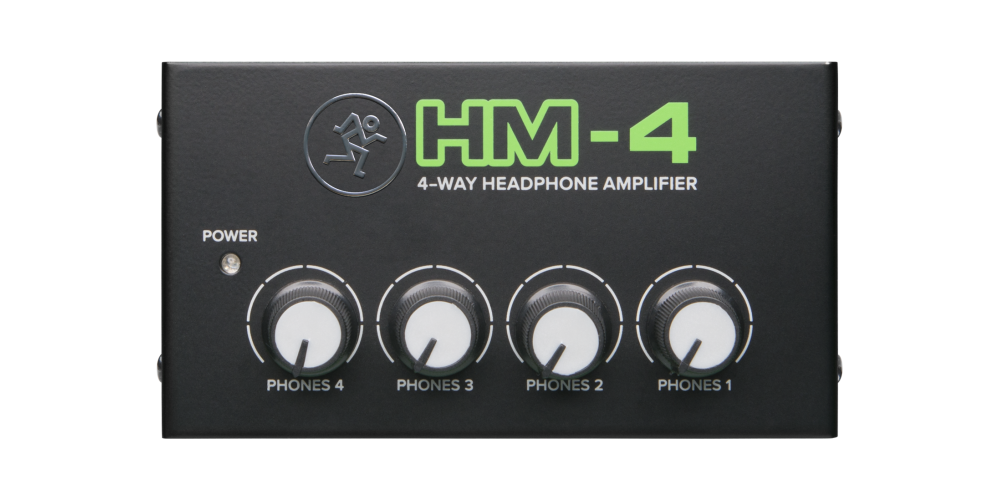 Mackie HM-4 Amplificador de Auriculares. 1 Entrada y 4 Salidas
