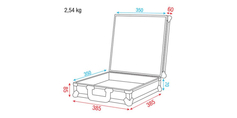Dap Audio Case Maleta D7430B para Micrófono Inalambrico ER1193-gallery-3