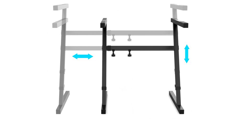 Audibax KS18 Soporte para Teclados (Yamaha, Casio, Roland, Korg Etc )-gallery-5